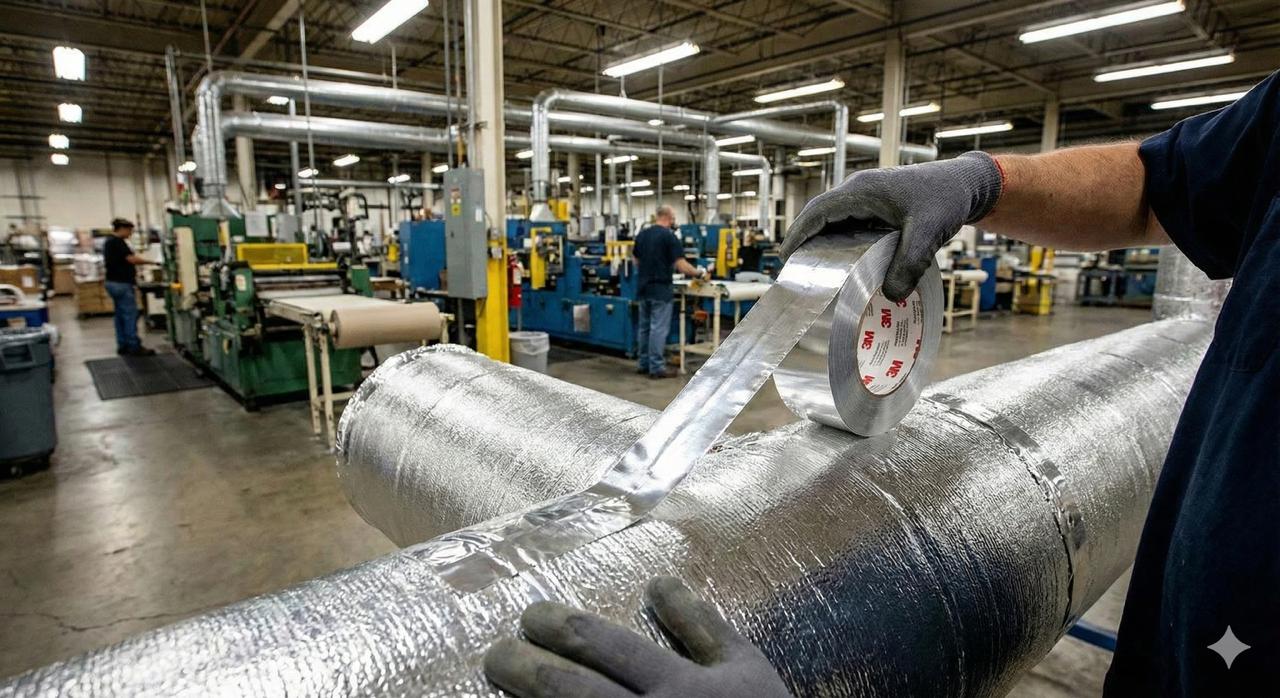 Pengaplikasian 3M Aluminum Foil Pada Manajemen Panas Dalam Industri